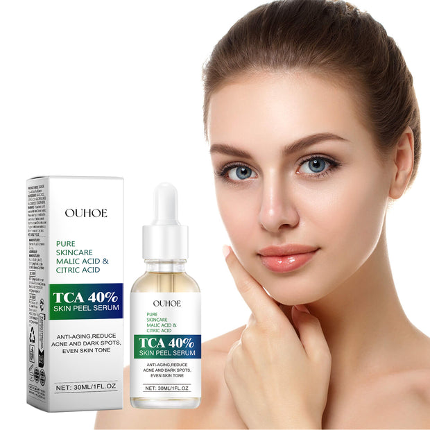 TCA 40% Skin Peel Serum, Firming Skin Contractive Pore Fade Out Fine Lines Wrinkles Moist Haun White Filling