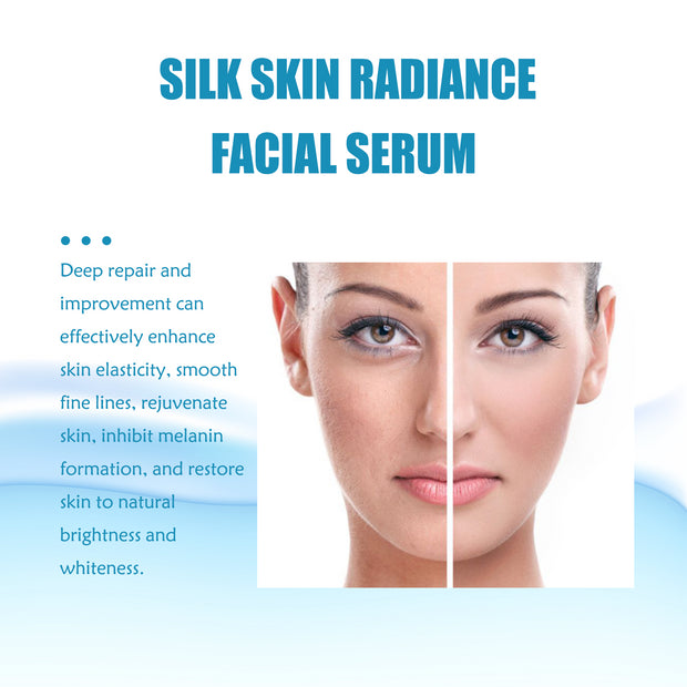 Silk Skin Radiance Facial Serum, It Moisturizes Fade Out Fine Lines Firming Brightens The Skin As Soft Moisturizing Essence Of Chun Yan