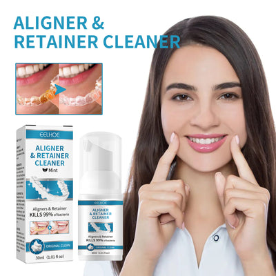 Denture Cleaner, Oral Cleaning Care Fresh Breath White Dentures Cleaner