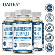Magnesium Complex Capsules - Bone, Muscle and Heart Health, Sleep Support, Promote Muscle and Nerve Health, Nutrient Metabolism - Zayvia Beauty