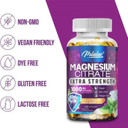 Magnesium Citrate - Muscle, Nerve and Energy Support, Improved Heart Health - Zayvia Beauty