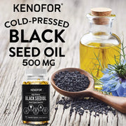 Black Cumin Seed Oil - Organic Black Cumin Seed Oil, with antioxidant and anti-inflammatory properties, digestive health - Zayvia Beauty