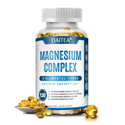 Magnesium Complex Capsules - Bone, Muscle and Heart Health, Sleep Support, Promote Muscle and Nerve Health, Nutrient Metabolism - Zayvia Beauty