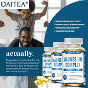 Magnesium Complex Capsules - Bone, Muscle and Heart Health, Sleep Support, Promote Muscle and Nerve Health, Nutrient Metabolism - Zayvia Beauty