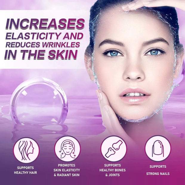Collagen Peptides - Anti-Aging, Hair, Skin, Nails, Digestion and Joint Support, Made in The USA - Zayvia Beauty