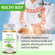 Oregano oil softgels for intestinal health, antioxidant, digestive health, immune support - Zayvia Beauty