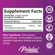 Magnesium Citrate - Muscle, Nerve and Energy Support, Improved Heart Health - Zayvia Beauty