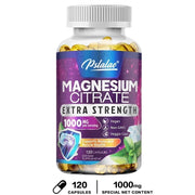 Magnesium Citrate - Muscle, Nerve and Energy Support, Improved Heart Health - Zayvia Beauty