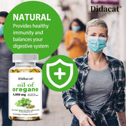 Oregano oil softgels for intestinal health, antioxidant, digestive health, immune support - Zayvia Beauty