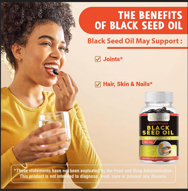 Black Seed Oil Capsules (120 count)